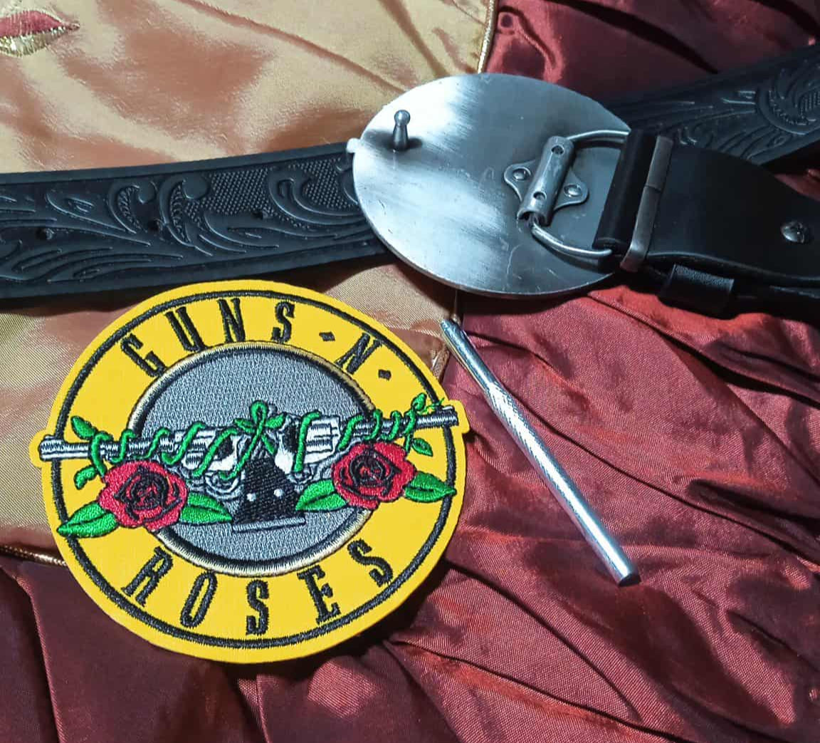 Ceinture + patch Guns N' Roses noire image 1