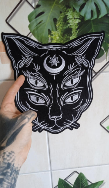 Grand patch chat gothique image 0