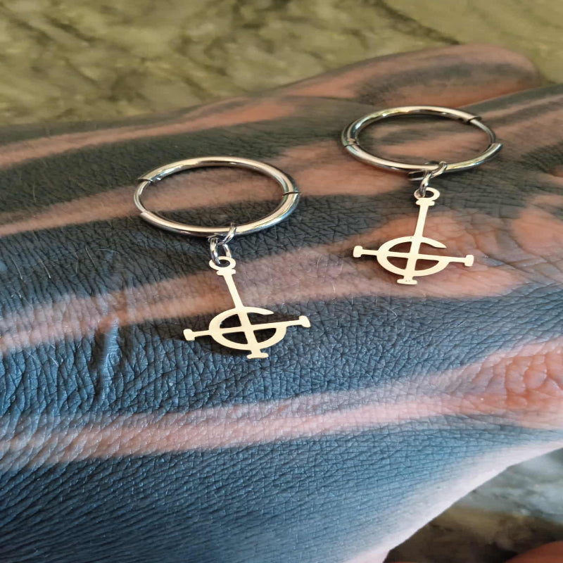 Boucles d'oreilles ghost