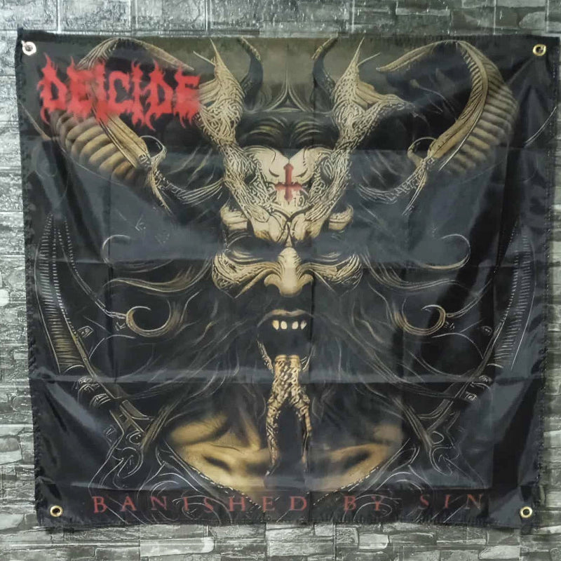 Drapeau Deicide " Banished by sin " image 0