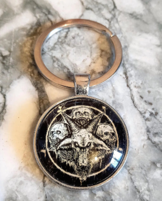 Porte clés baphomet image 0