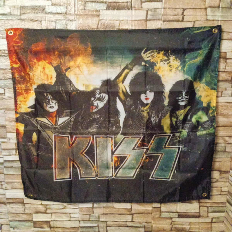 Drapeau Kiss image 0