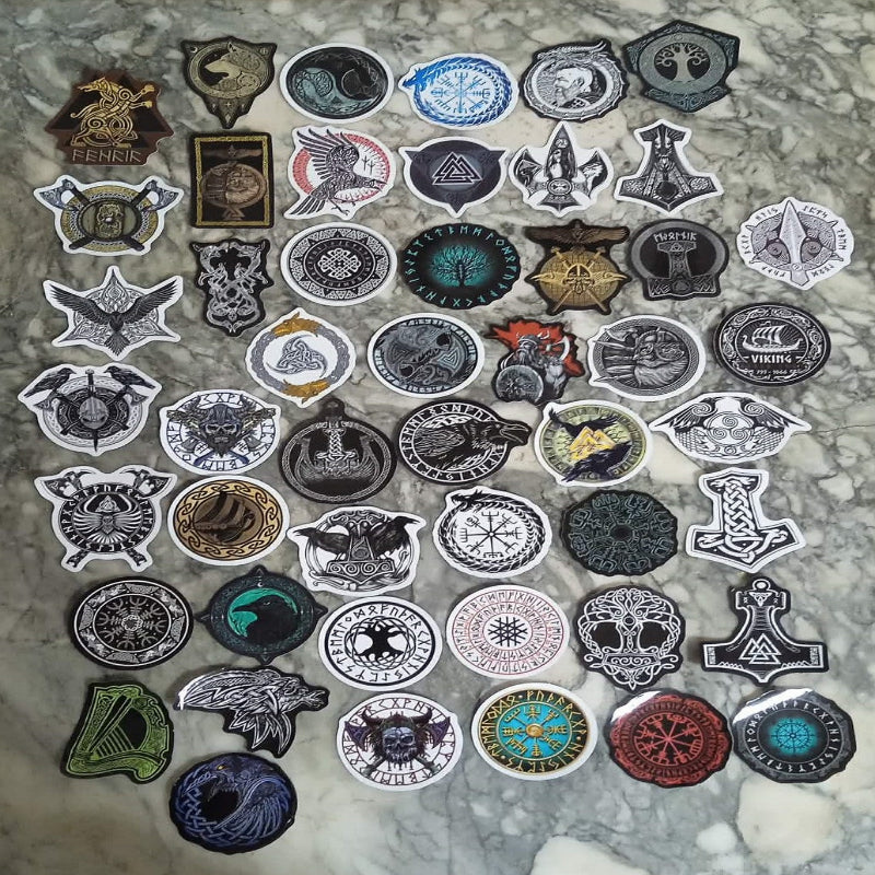 Lot de stickers Viking x 50