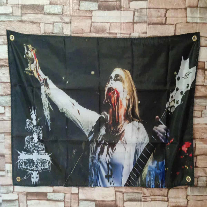 Drapeau Darkened Nocturn Slaughtercult image 0