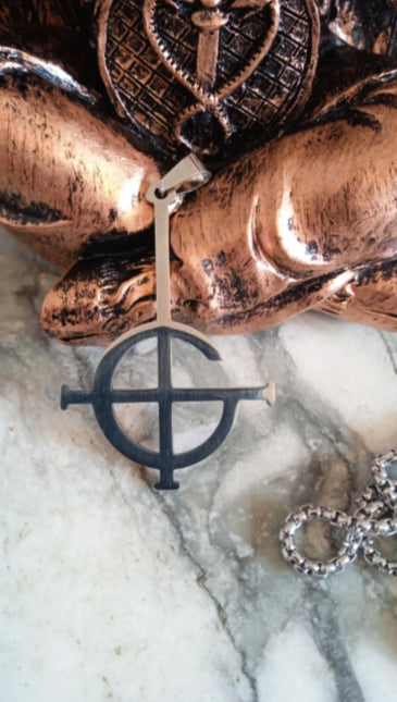 Collier + pendentif " Ghost " cross image 2