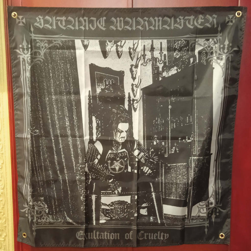 Drapeau Satanic Warmaster " Exultation of Cruelty "