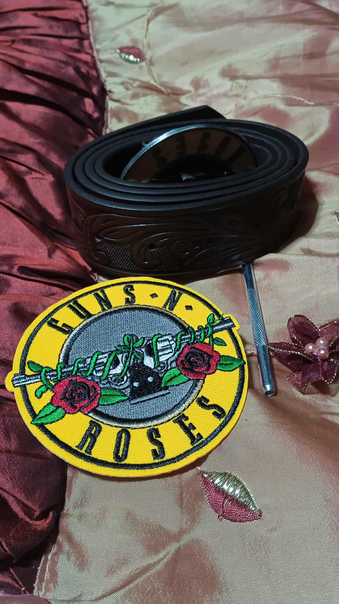 Ceinture + patch Guns N' Roses marron image 2