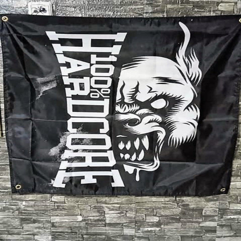 Drapeau 100% hardcore image 0