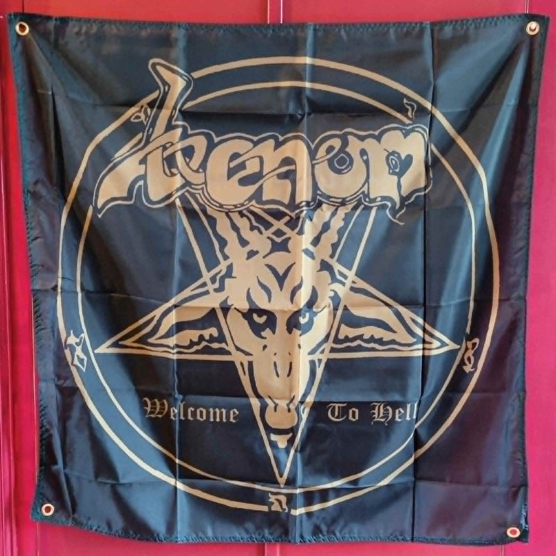 Drapeau Venom " Welcome to Hell "