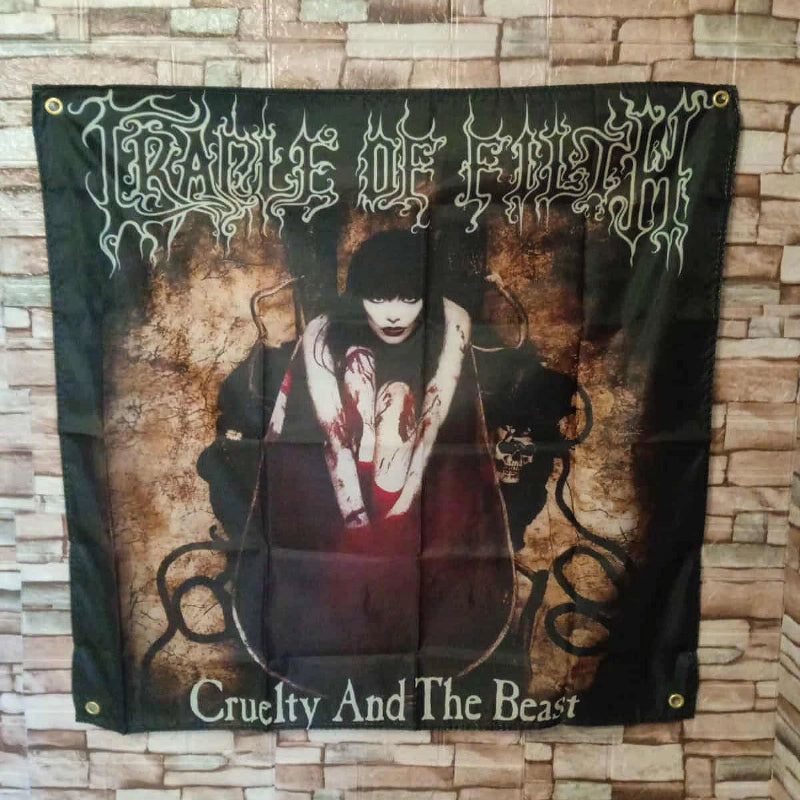 Drapeau Cradle of filth " Cruelty and the beast " image 0