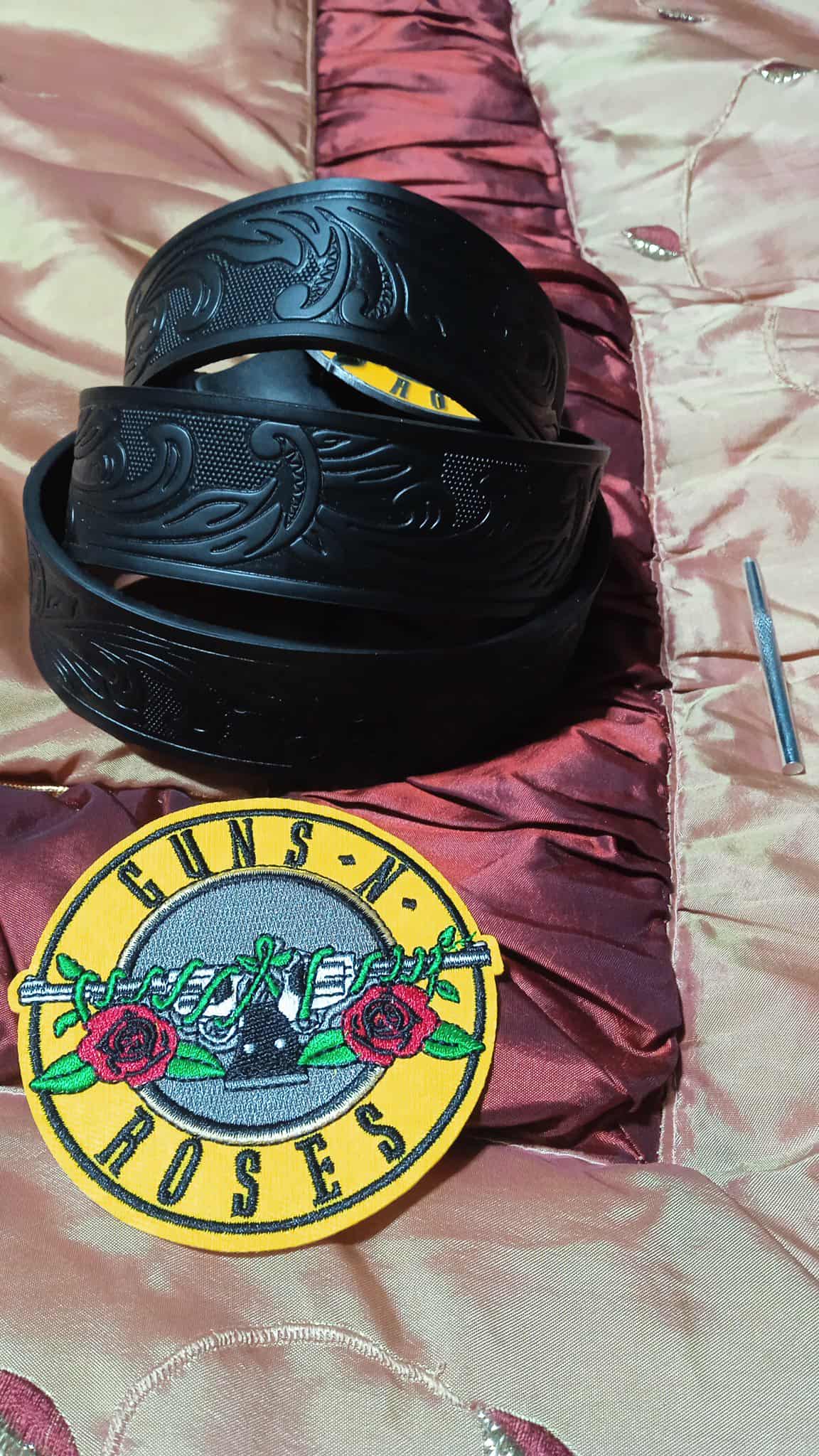 Ceinture + patch Guns N' Roses noire image 0