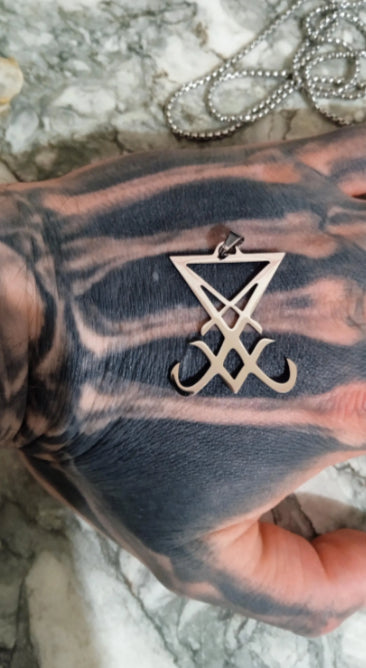 Collier plus pendentif Sigil de Lucifer image 2