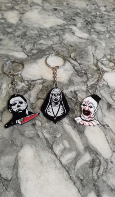 Lot de trois porte clés horreur image 0