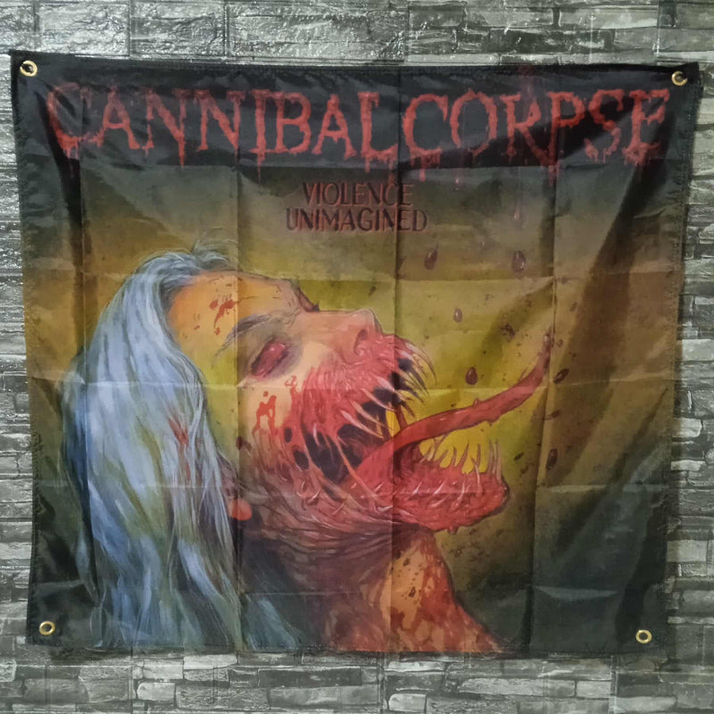 Drapeau Cannibal corpse  " violence unimagined "