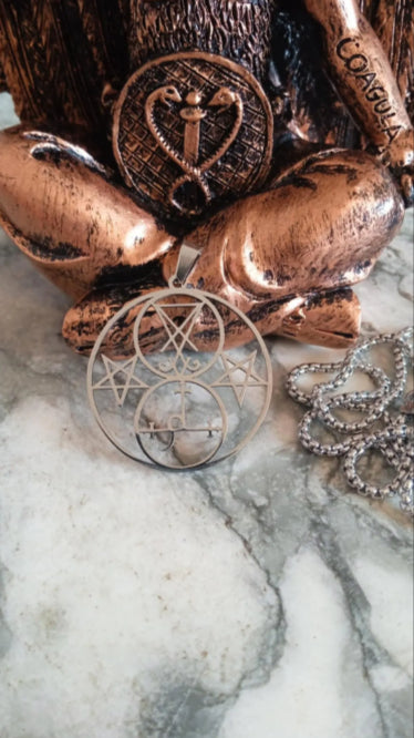 Collier + pendentif sceau de Lucifer image 3