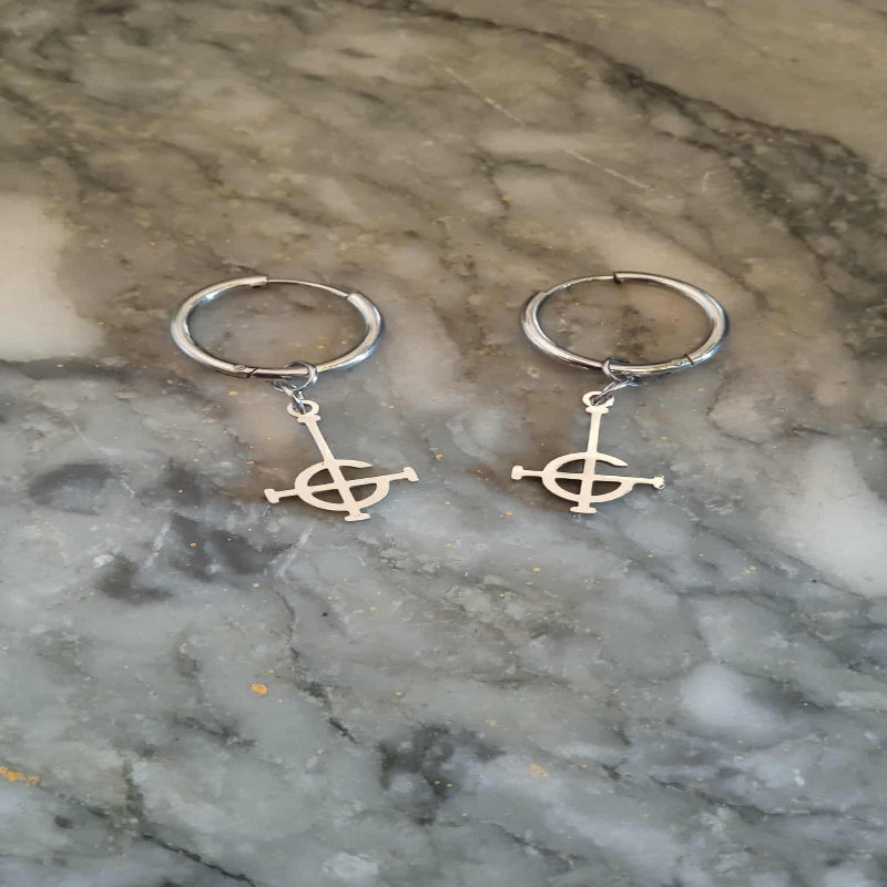 Boucles d'oreilles ghost