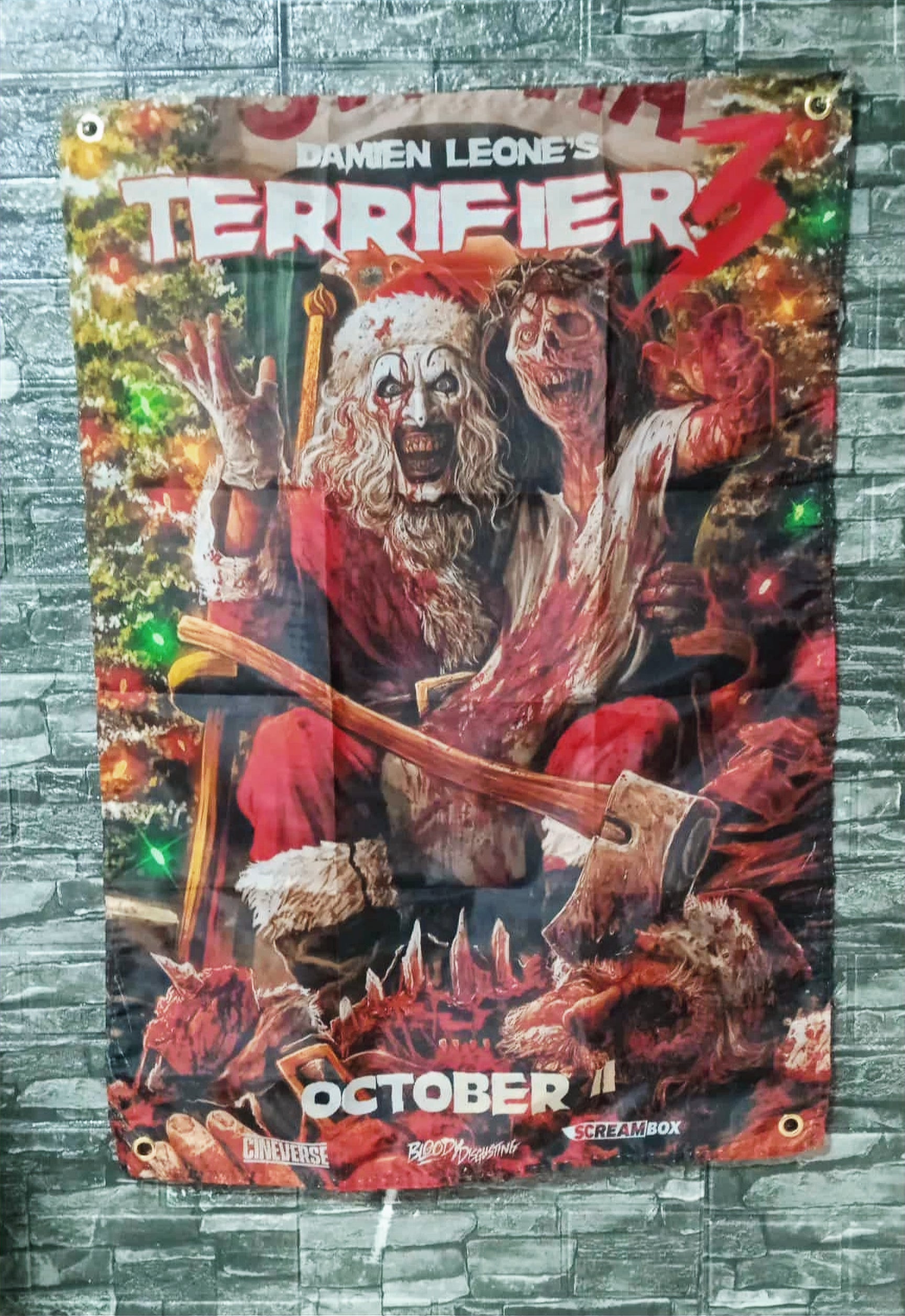 Drapeau Terrifier 3 horreur image 0