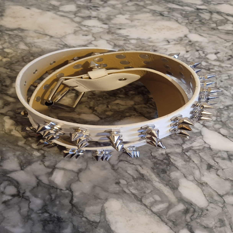 Ceinture blanche pics long