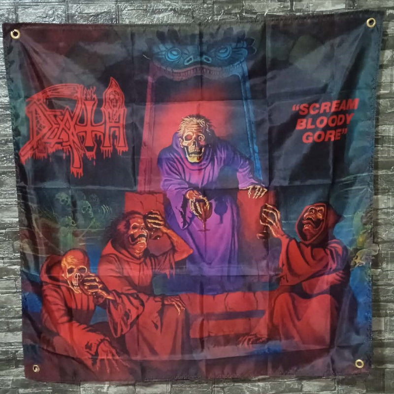 Drapeau Death Scream bloody gore