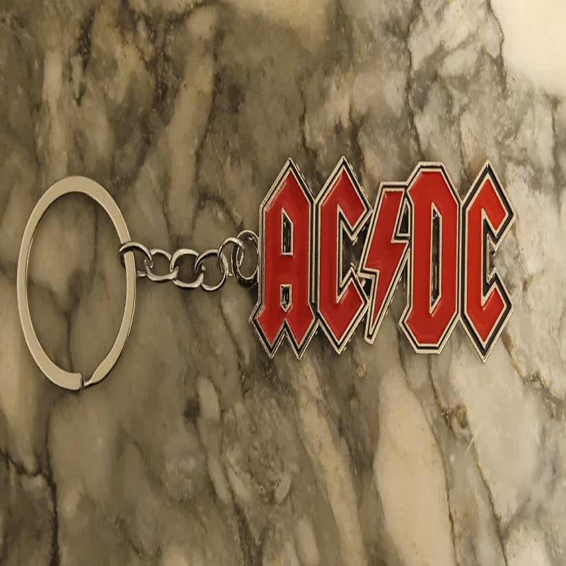 Porte clés AC/DC argent