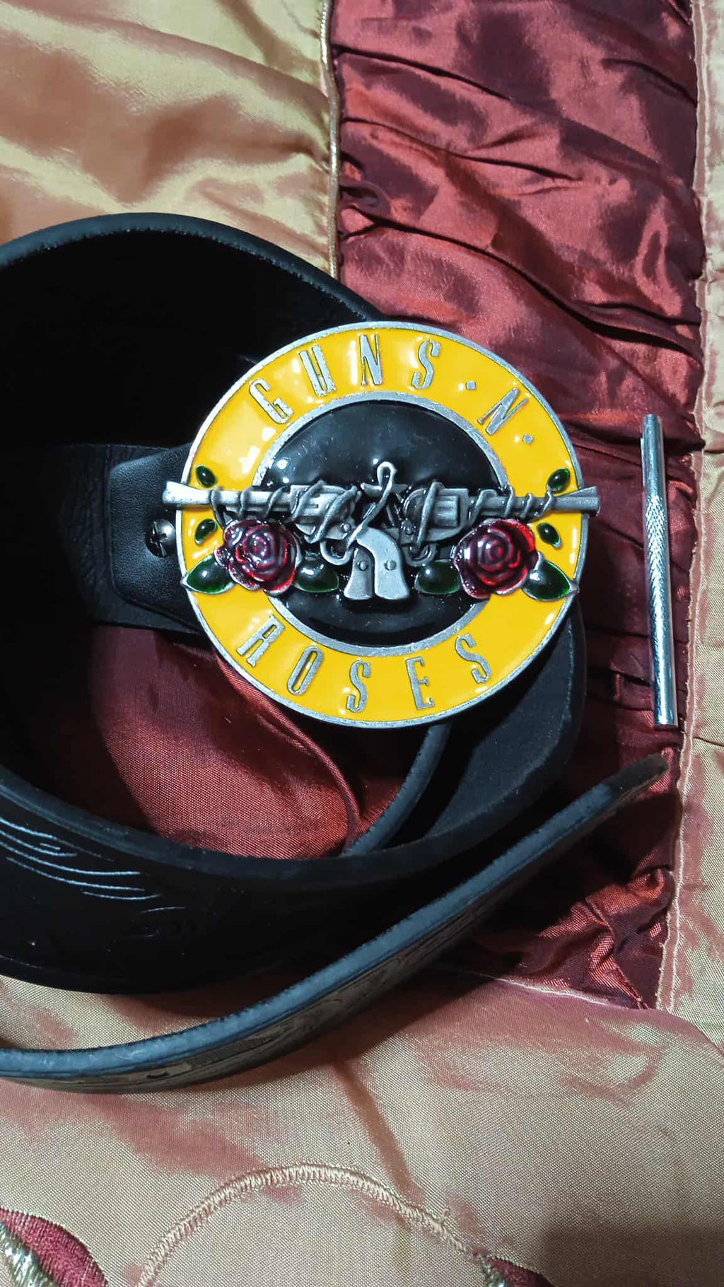 Ceinture + patch Guns N' Roses noire image 2